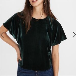 Velvet butterfly Top